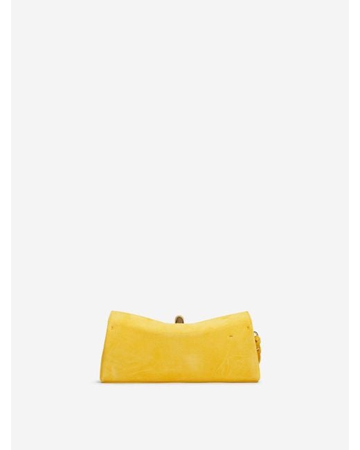 Jacquemus Yellow Le Valérie Clutch Bag