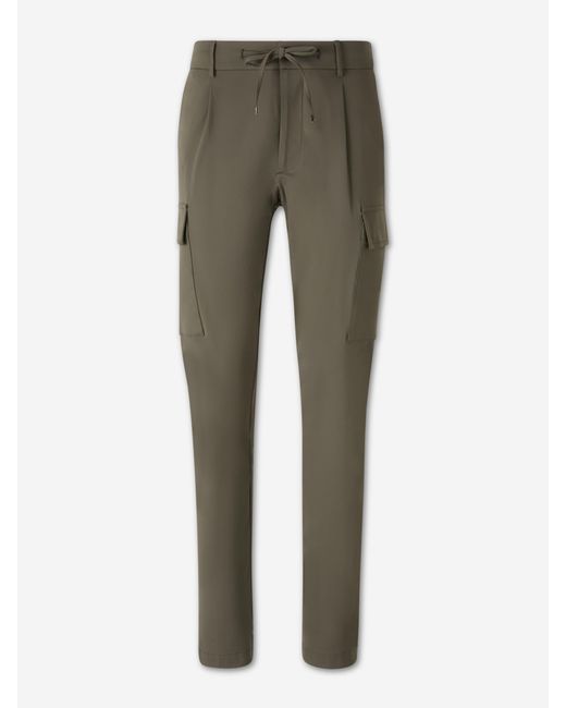 Berwich Gray Straight Cargo Pants for men