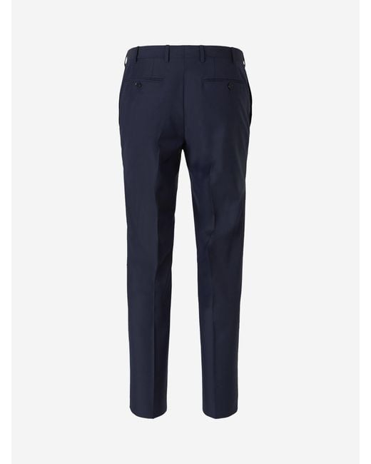 Canali Blue Wool Suit for men