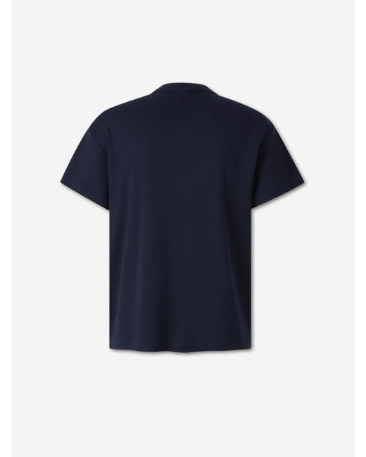 Jil Sander Blue Short Sleeve T-Shirt for men