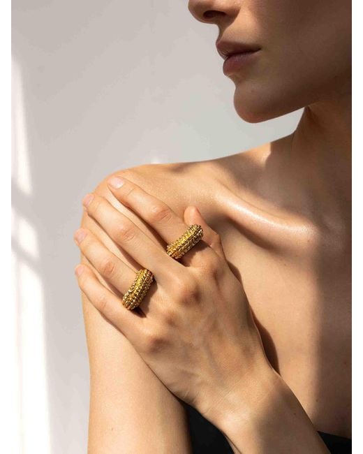 Paola Sighinolfi Metallic Gabby Ring