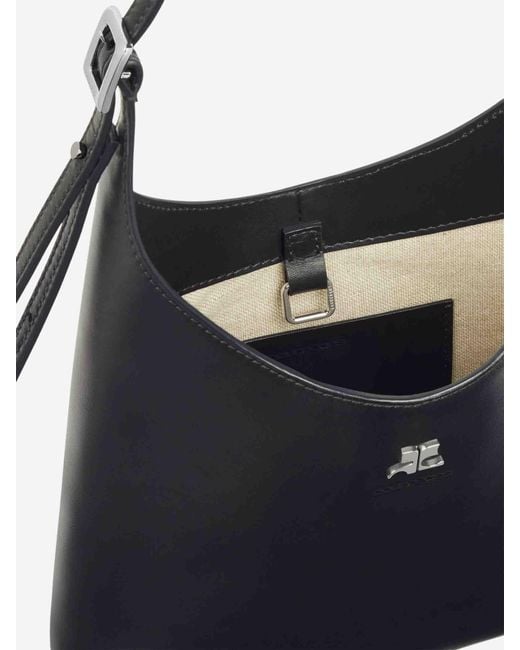 Courreges Black Mini Melt Bag