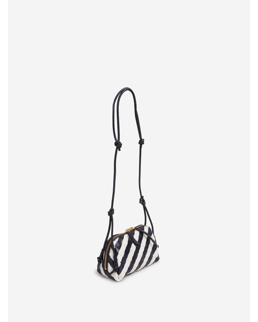 Bottega Veneta White Concert Pouch