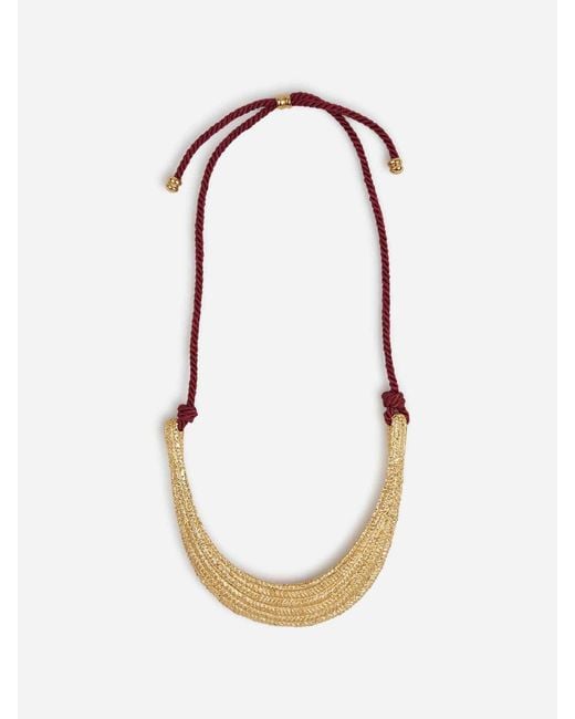 Paola Sighinolfi White Delphine Necklace