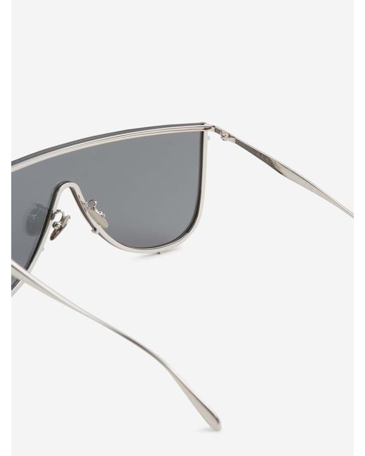 Alaïa White Aviator Sunglasses