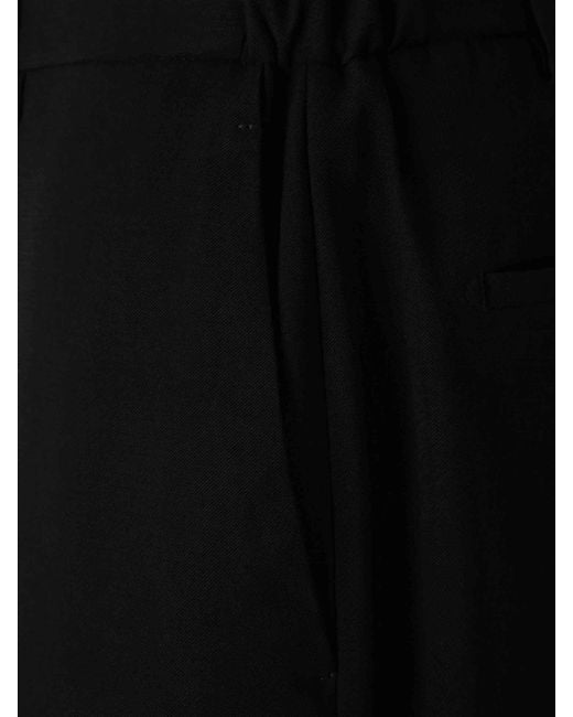 Berwich Black Lucano Elax Trousers for men