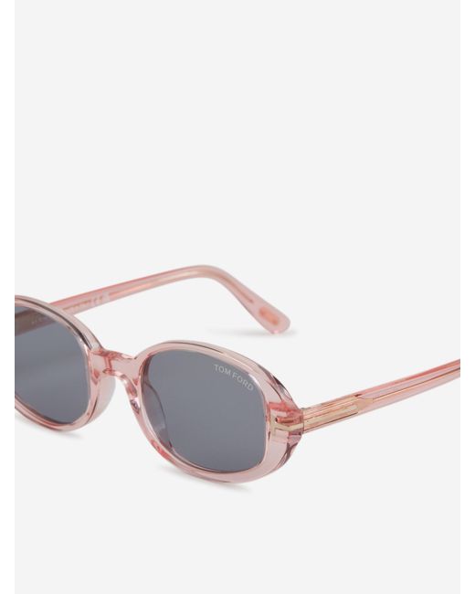 Tom Ford White Iggy Sunglasses