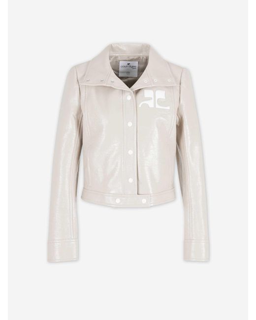 Courreges White Vinyl Jacket Reissue