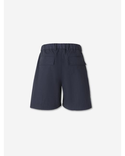 Laminar Blue Straight Cut Bermuda Shorts for men