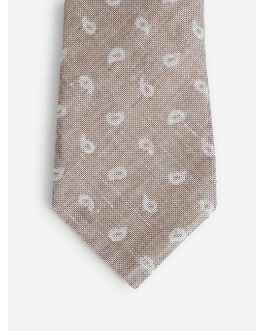 Zegna Multicolor Paisley Tie for men