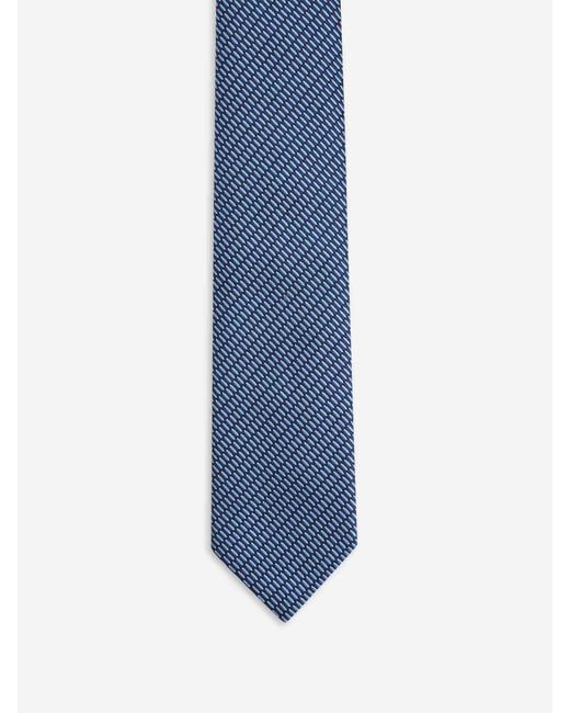 Brioni Blue Textured Tie for men