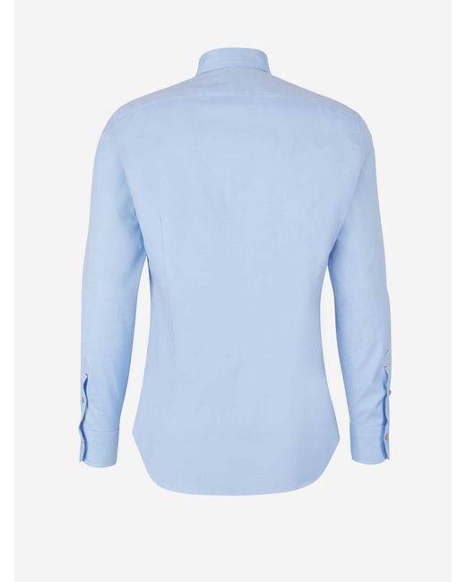 Santa Eulalia Blue Cotton Shirt for men