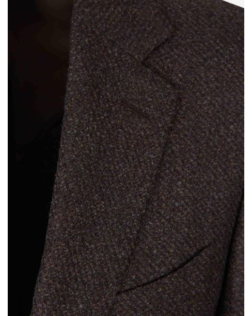 Americana Recta Canali de hombre de color Black