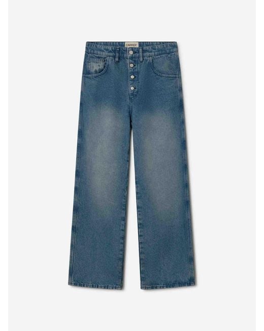 Carrera Blue Wide Leg Jeans for men