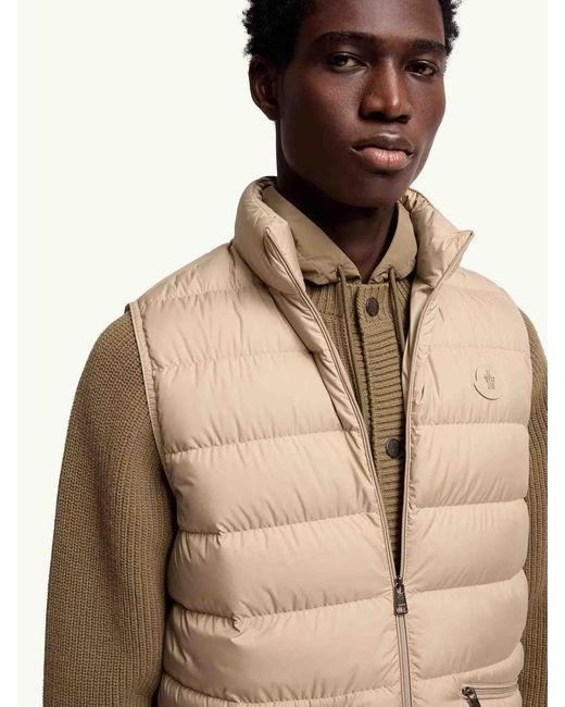 Chaleco Plumífero Treompan Moncler de hombre de color Natural