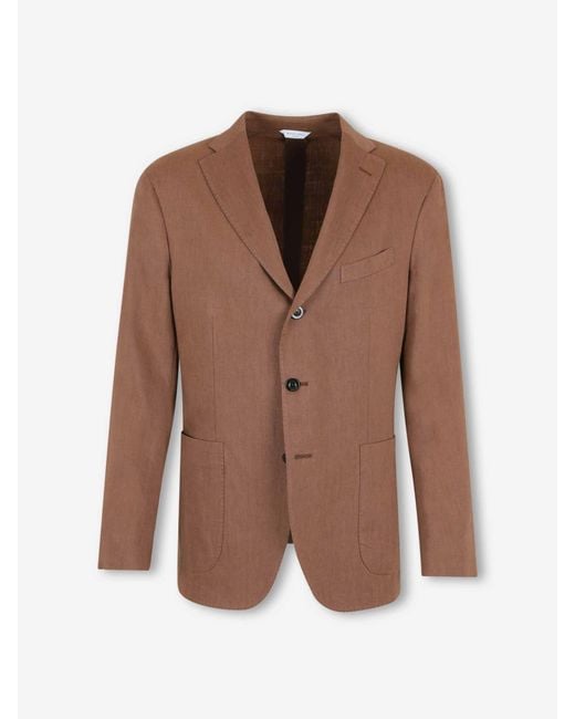 Boglioli Brown Classic Straight American for men