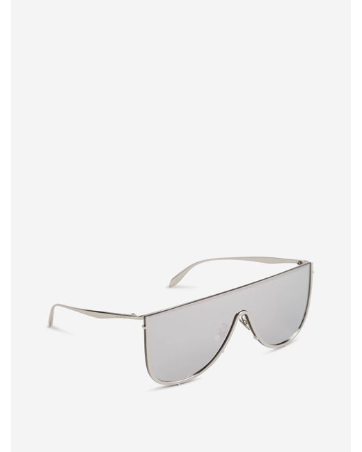 Alaïa White Aviator Sunglasses