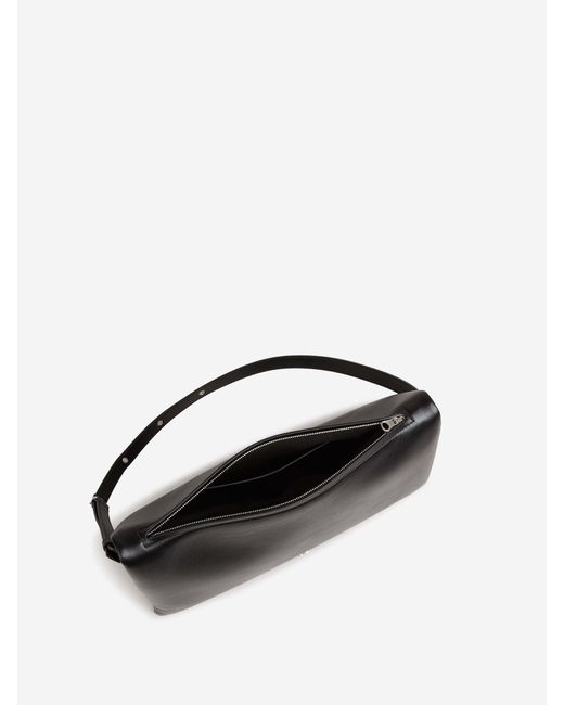 Courreges Black Cuff Leather Bag