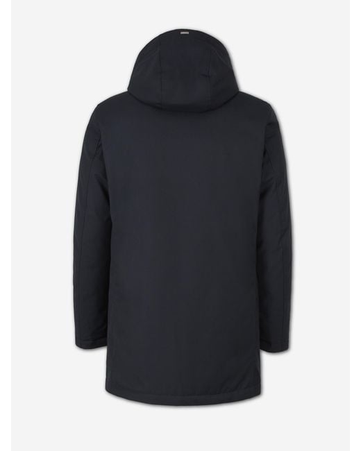 Herno Blue Long Coat for men