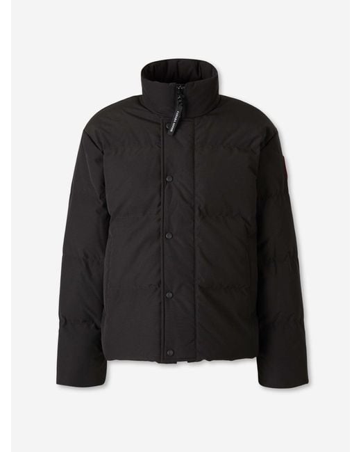 Canada Goose Black Short Bayview Puffer for men