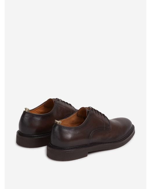 Scarpe Con Lacci Hopkins di Officine Creative in Brown da Uomo