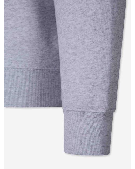 Jacquemus White Gros Grain Sweatshirt for men