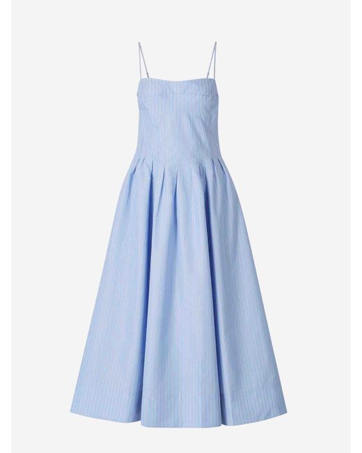 Vestido Midi Kittiya Harbour Jonathan Simkhai de color Blue