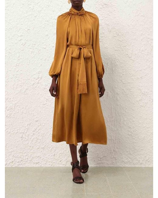 Abito Midi di Zimmermann in Yellow