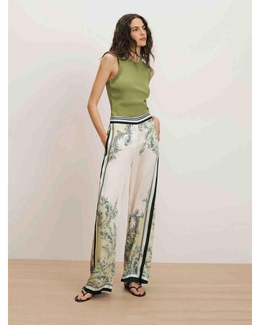 Veronica Beard Green Grigore Trousers
