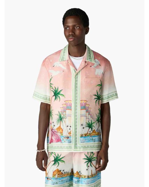 Casablanca Multicolor Printed Shirt for men