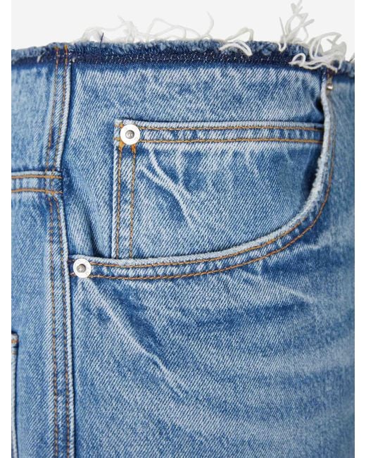 Alexander Wang Blue Wide Surge Jeans