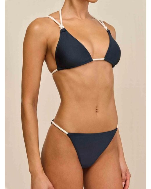 Cult Gaia Blue Chrissy Bikini Bottoms