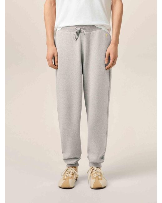 Joggers Algodón AMI de hombre de color Gray