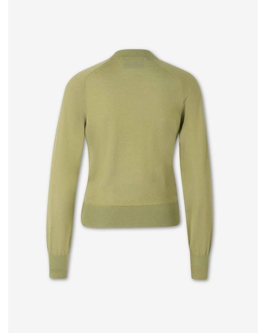 AMI Green Crew Neck Sweater