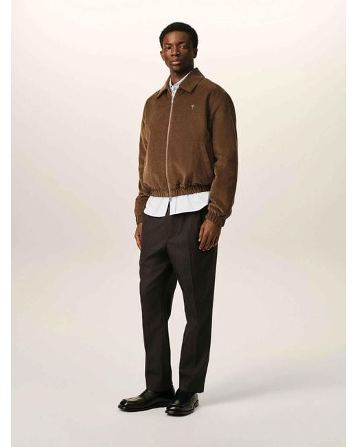 AMI Gefütterte Cordjacke in Brown für Herren