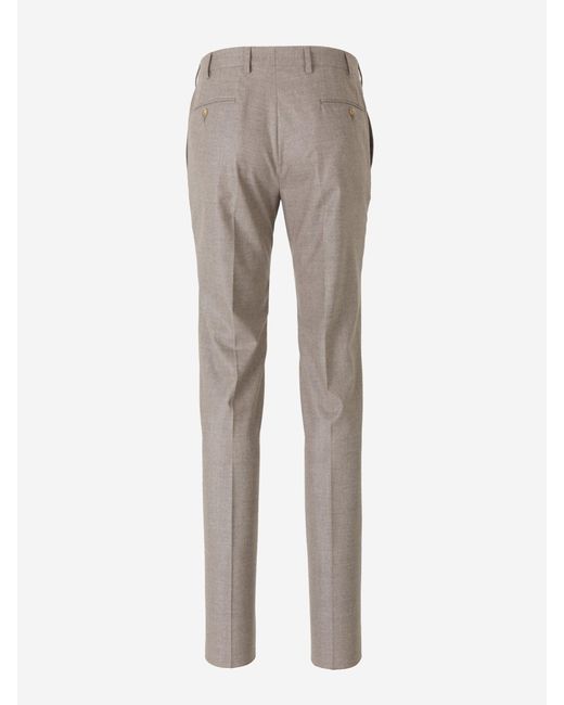 Marco Pescarolo Gray Cashmere Dressy Pants for men