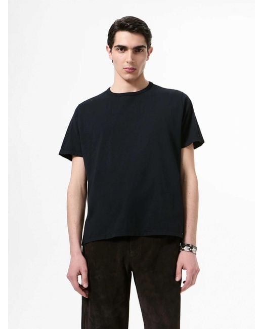 Our Legacy Black Round Neck T-Shirt for men