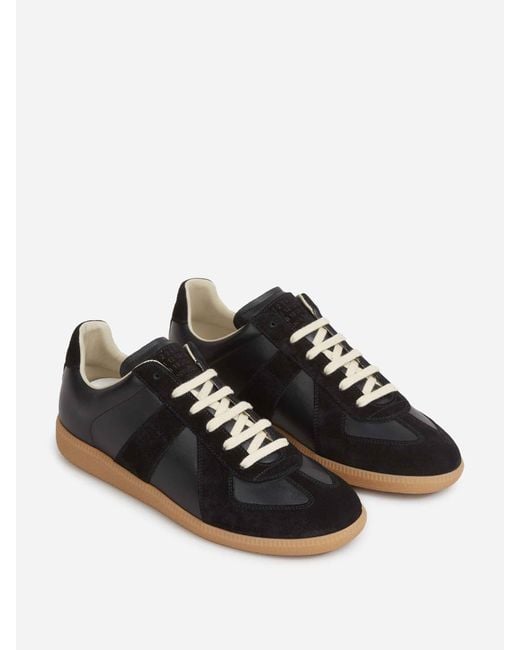 Maison Margiela Black Replica Sneakers for men