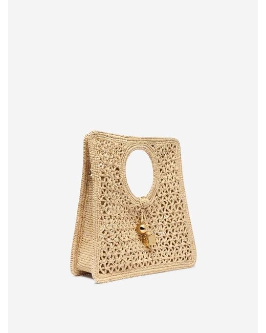 Jacquemus Metallic Le Petit Carré Spiaggia Handbag