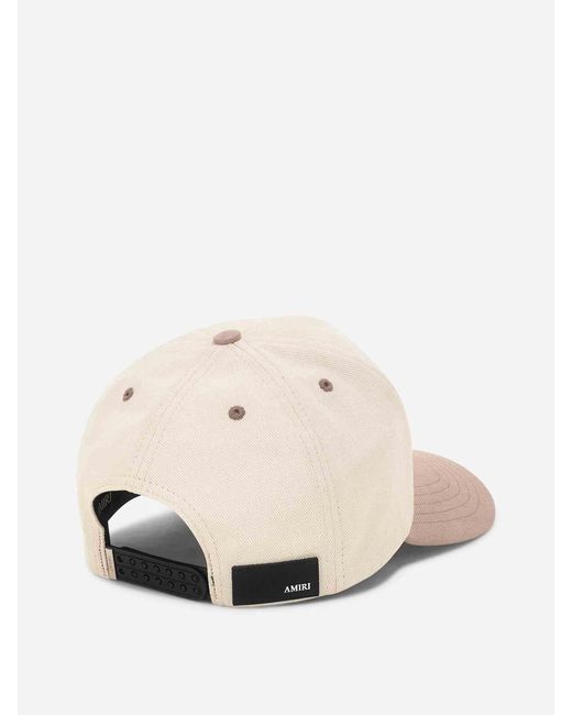 Amiri Natural Two-Tone Logo Cap for men