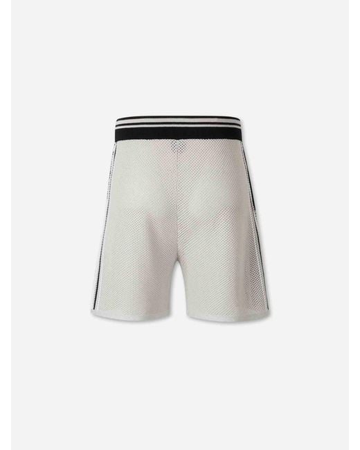 Casablanca Multicolor Cotton Mesh Bermuda Shorts for men