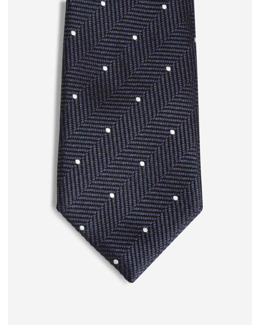 Corbata Topos Tom Ford de hombre de color Blue
