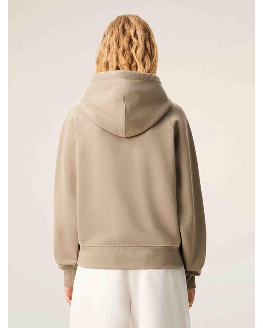 AMI Natural Zip-Up Hoodie