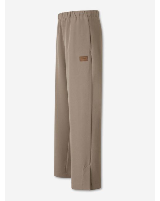 Amiri Natural Patch Cady Wide Leg Trousers for men