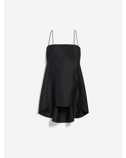 Balenciaga Black Babydoll Strappy Dress