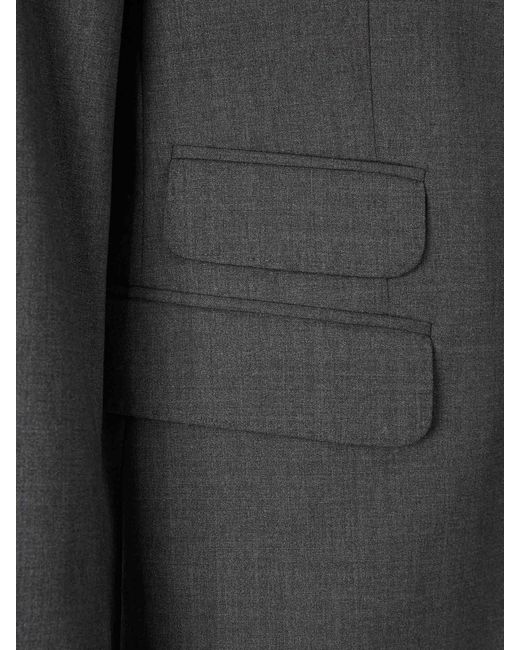 DSquared² Gray Straight Wool Suit for men
