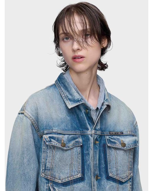 Maison Margiela Blue Denim Jacket Cotton