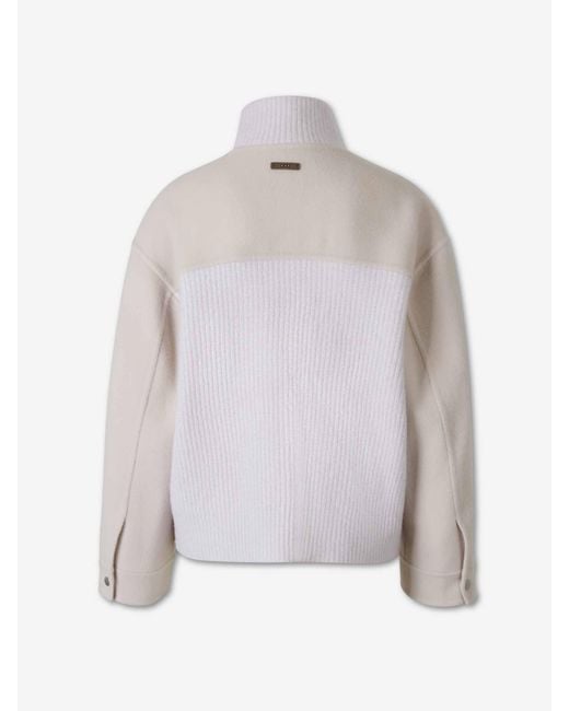 Peserico Natural Short Wool Jacket