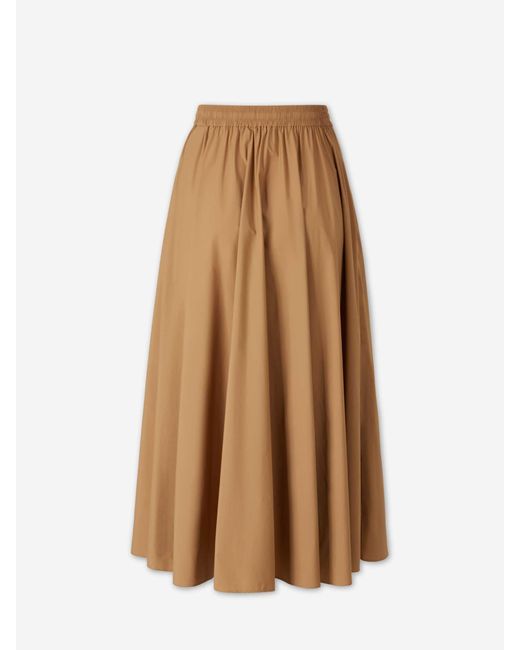 Herno Natural Stretch Midi Skirt