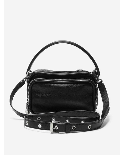 Acne Black Camero Kit Shoulder Bag for men